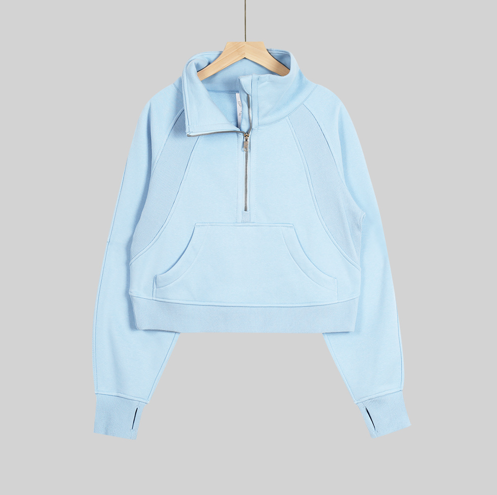 lululemon Half-zip stand-up collar loose sweatshirt - Lulualo
