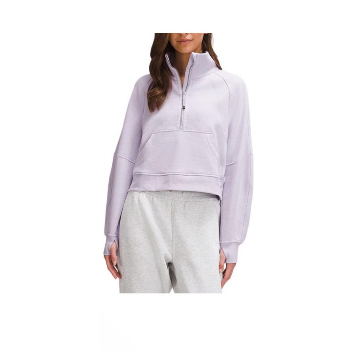 lululemon Half-zip stand-up collar loose sweatshirt - Lulualo