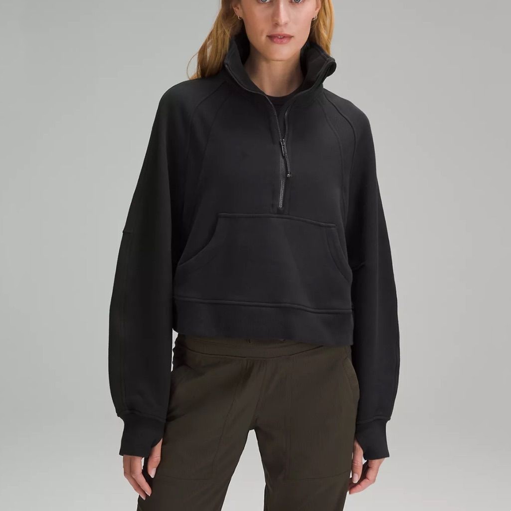 lululemon Half-zip stand-up collar loose sweatshirt - Lulualo