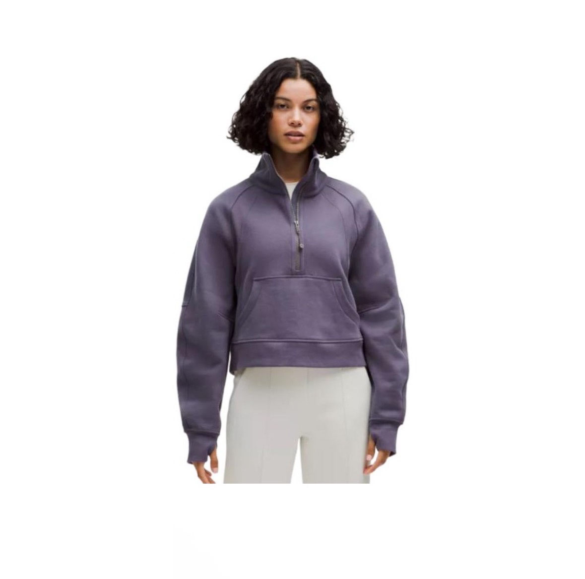 lululemon Half-zip stand-up collar loose sweatshirt - Lulualo