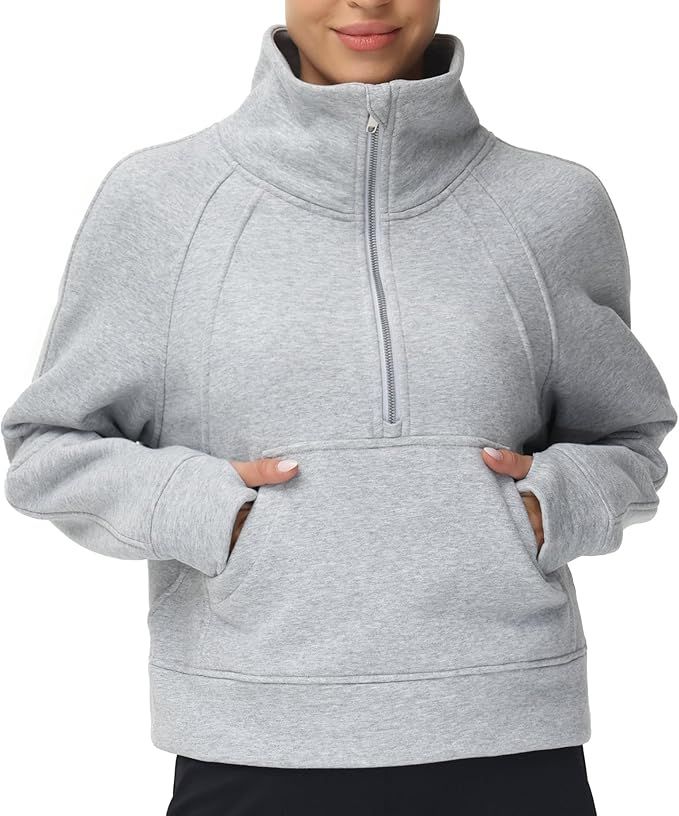 lululemon Half-zip stand-up collar loose sweatshirt - Lulualo