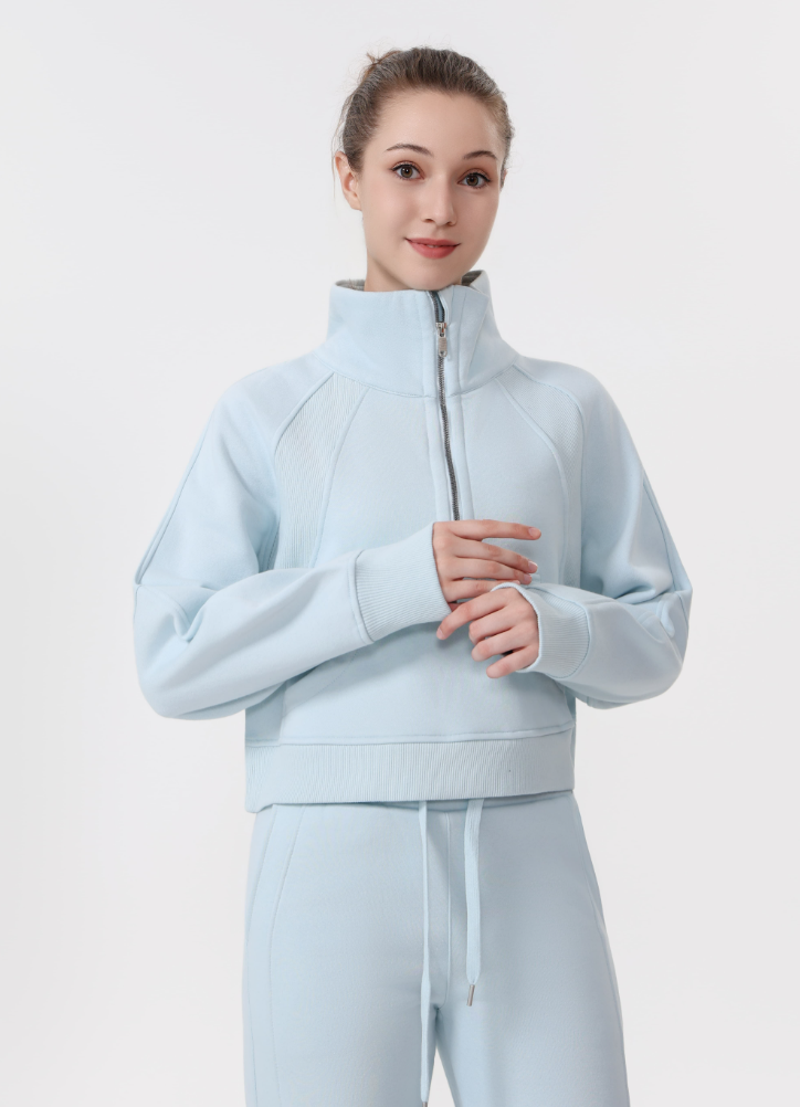 lululemon Half-zip stand-up collar loose sweatshirt - Lulualo