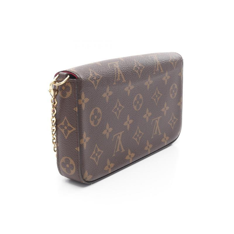 Three in one!!!Used Louis Vuitton women's bag, Grade A, Pochette Felicie three-in-one crossbody bag, luxury feel - Lulualo