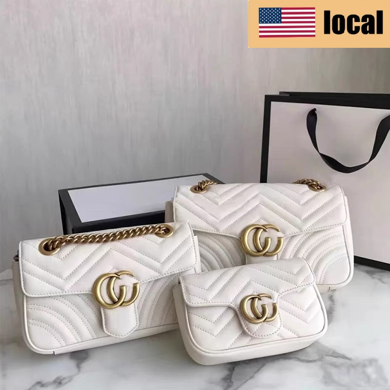 GUCCI GG Marmont series women's crossbody bag shoulder bag - Lulualo