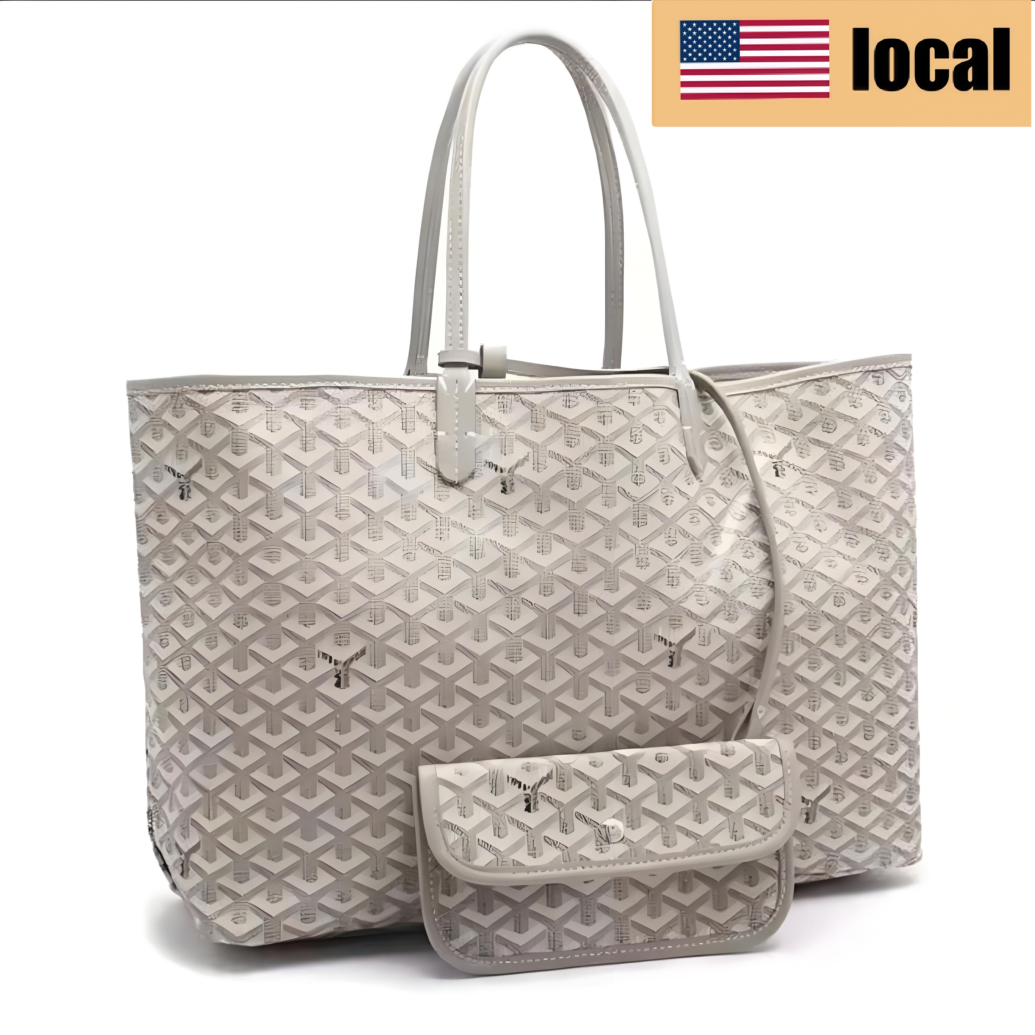 GOYARD Saint Louis Y-shaped monogram full-print mother-and-child tote bag - Lulualo