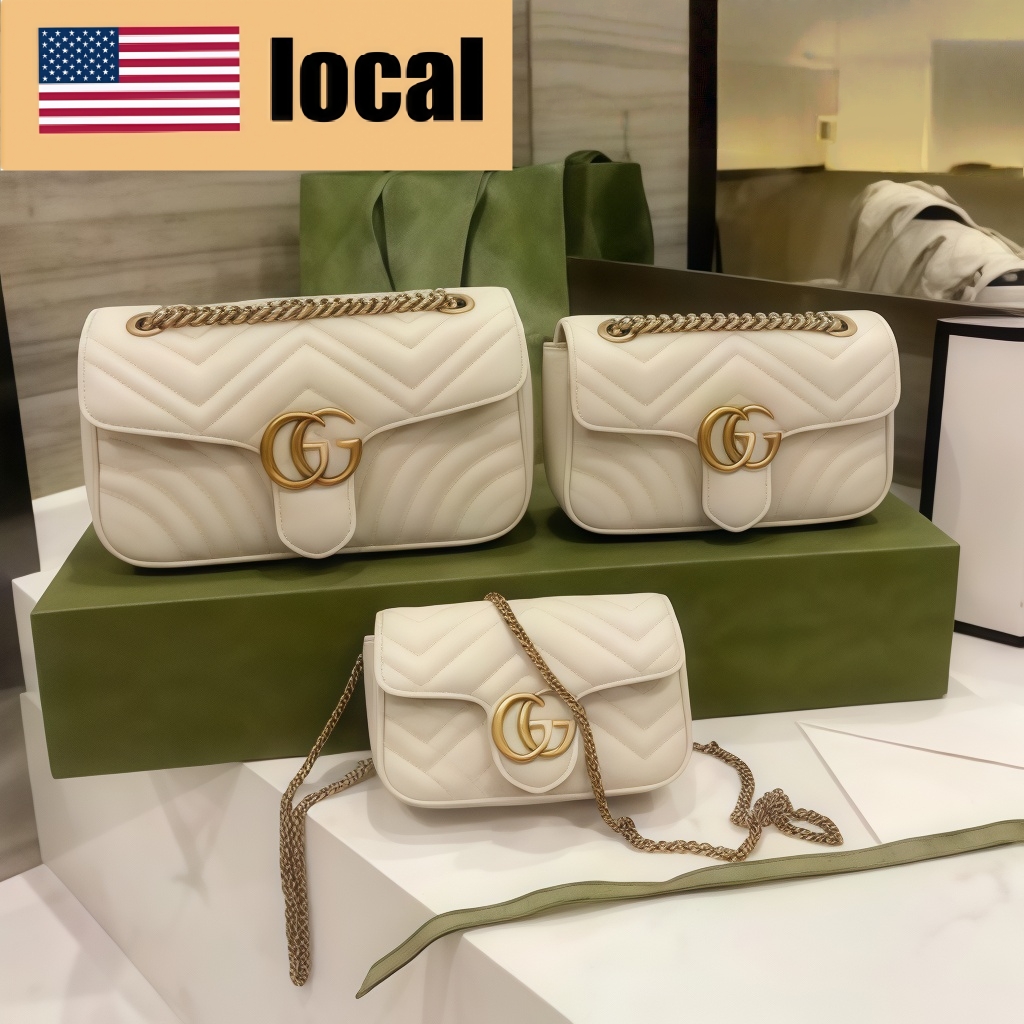 GUCCI GG Marmont series women's crossbody bag shoulder bag - Lulualo