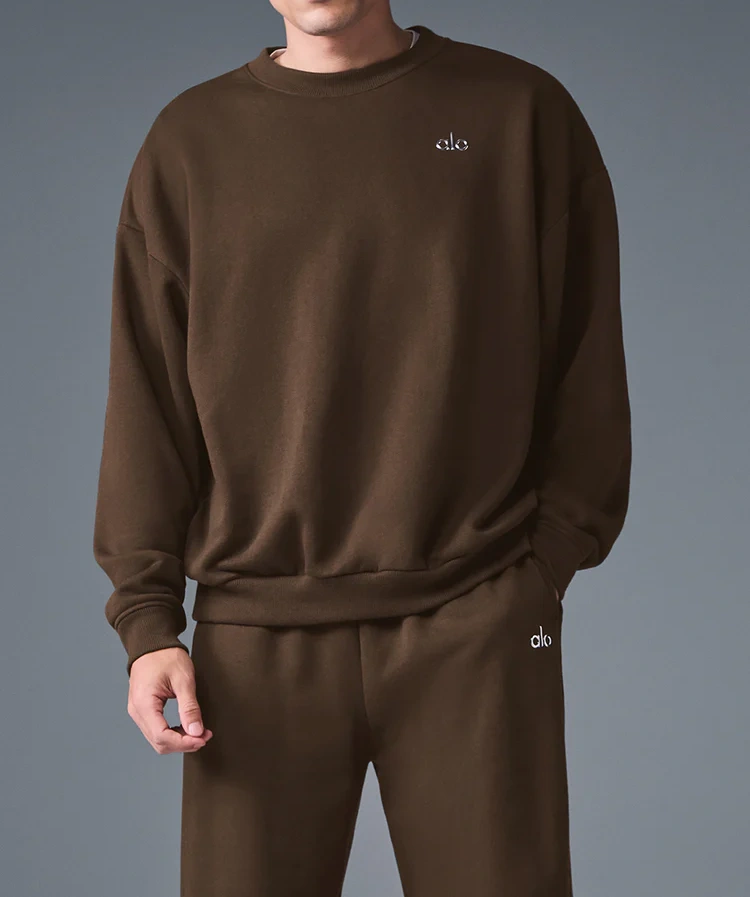 alo Accolade Crew Neck Pullover+ Straight Leg Sweatpants - Lulualo