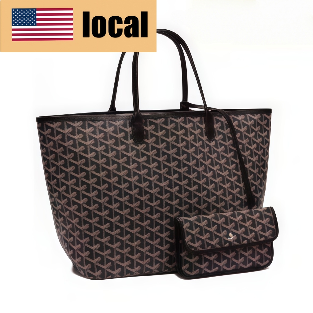 GOYARD Saint Louis Y-shaped monogram full-print mother-and-child tote bag - Lulualo