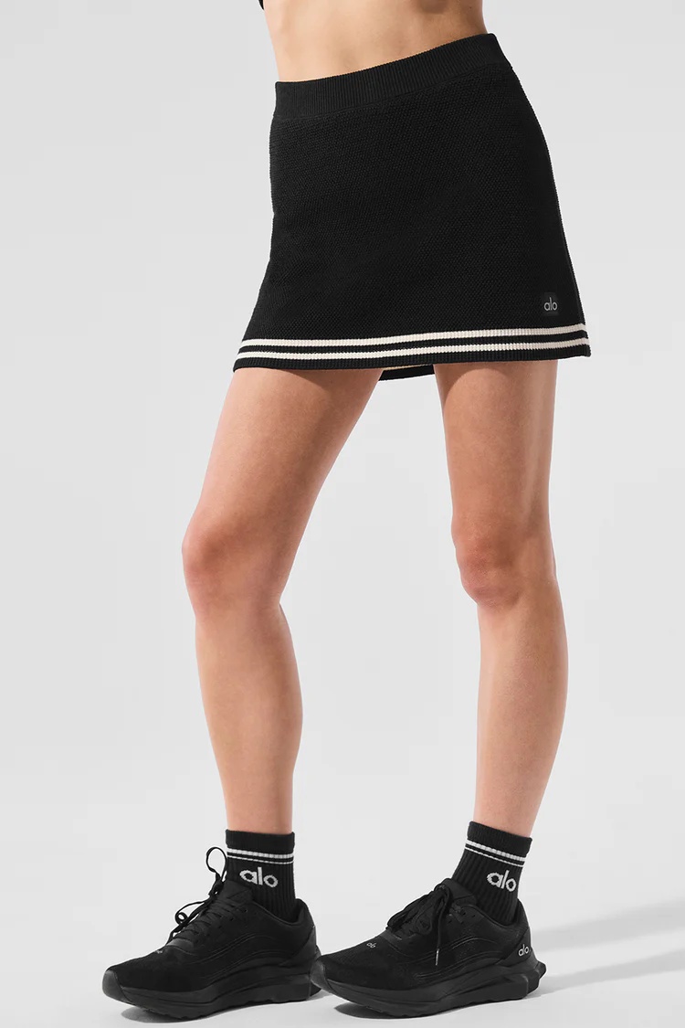 Alo Tennis Club Sweater Knit Skirt - Lulualo