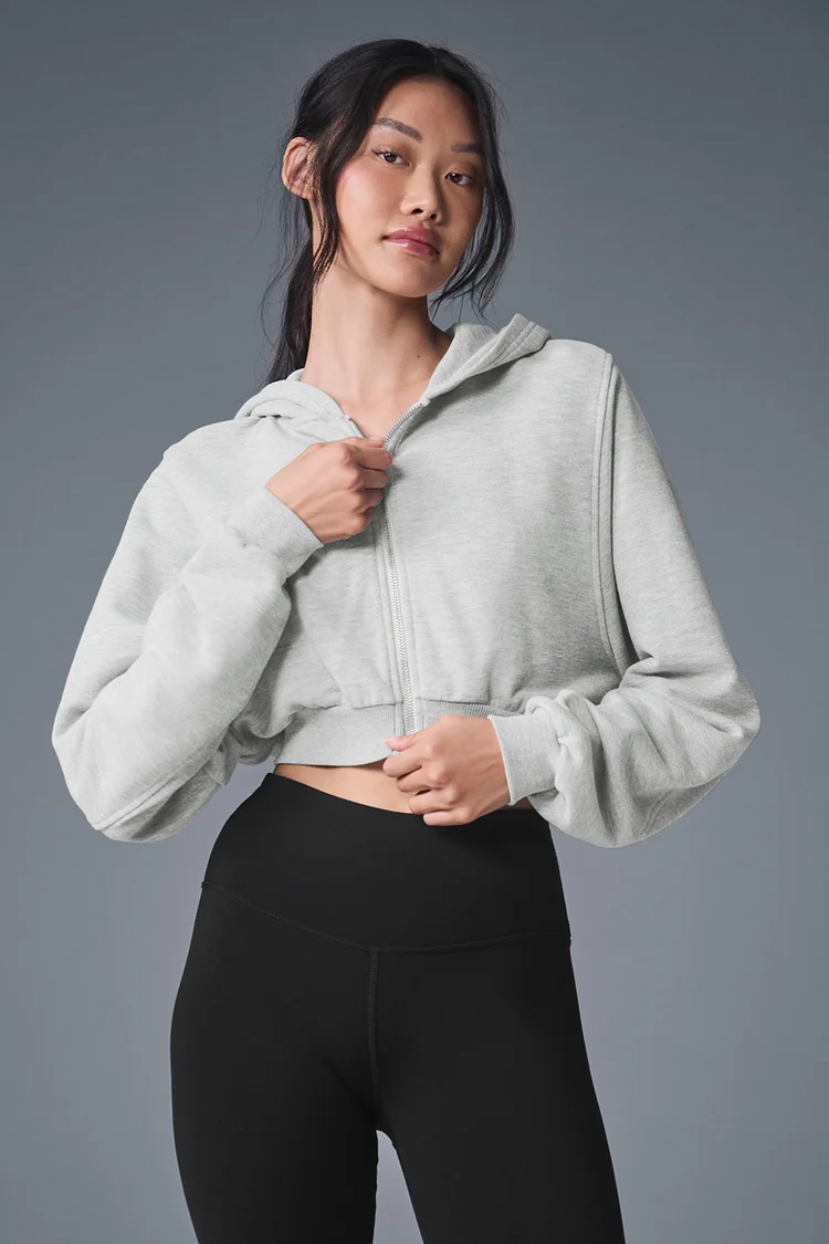 ALO Sweet Escape Zip Up Hoodie - Lulualo