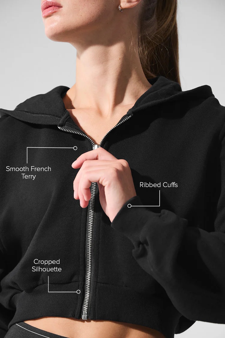 ALO Sweet Escape Zip Up Hoodie - Lulualo