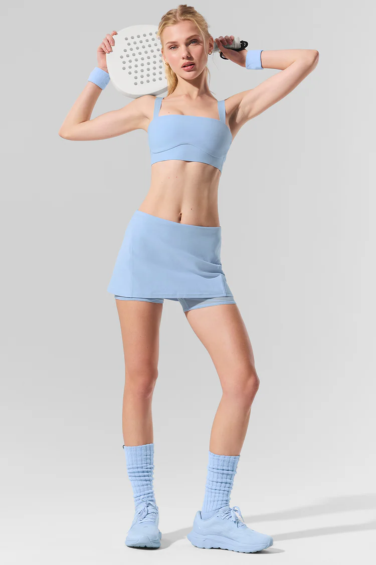 Alo Alosoft Serve It Up Bra+Skirt Suit - Lulualo