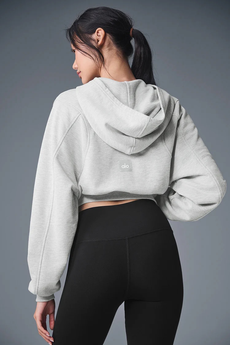 ALO Sweet Escape Zip Up Hoodie - Lulualo