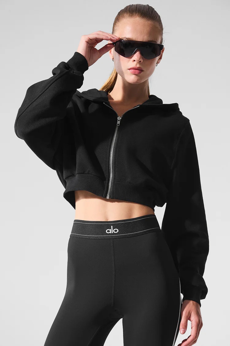 ALO Sweet Escape Zip Up Hoodie - Lulualo