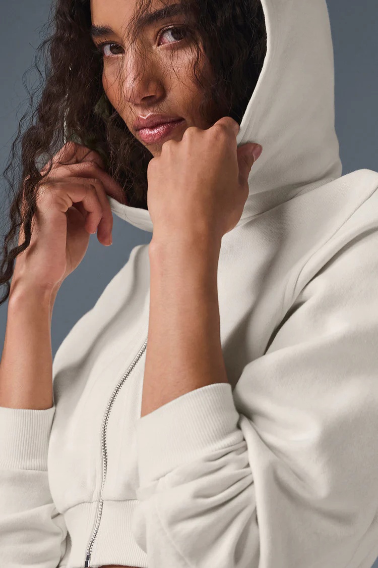 ALO Sweet Escape Zip Up Hoodie - Lulualo