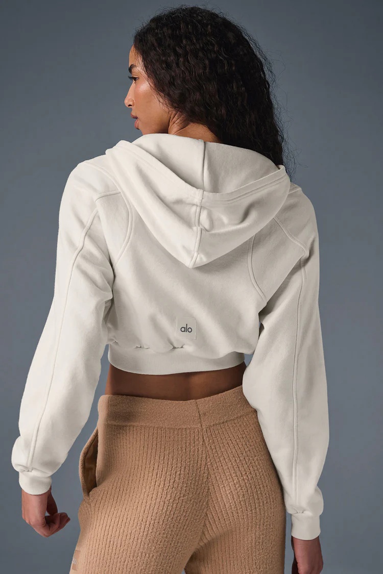 ALO Sweet Escape Zip Up Hoodie - Lulualo