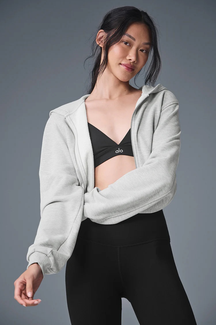 ALO Sweet Escape Zip Up Hoodie - Lulualo