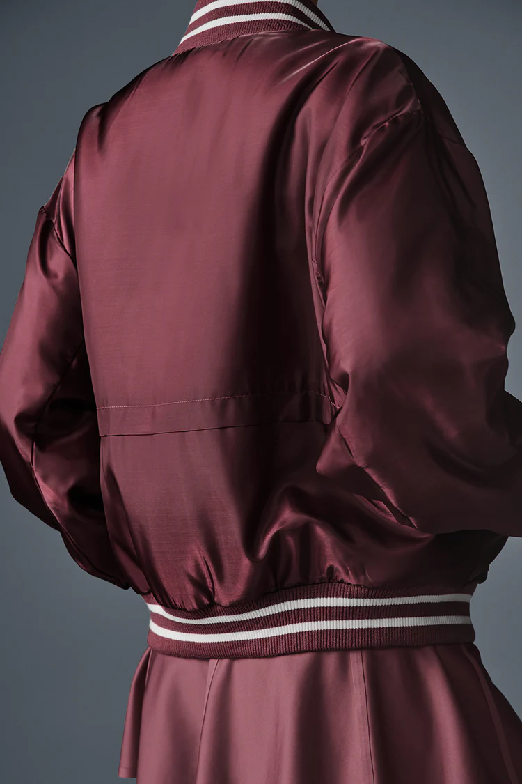Alo Afterglow Varsity Jacket - Lulualo