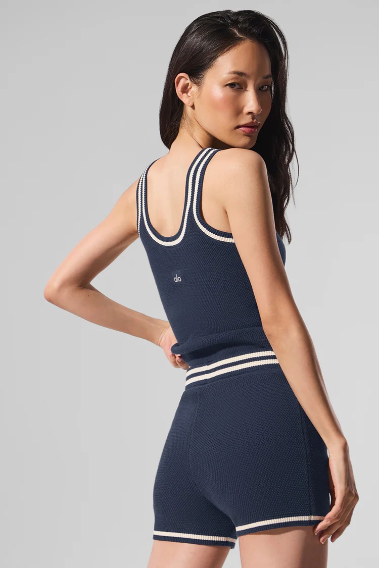 Alo Tennis Club Sweater Knit Tank - Lulualo
