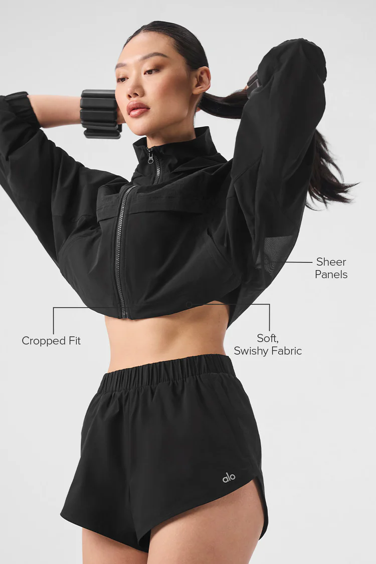 Alo Cropped Playmaker Jacket - Lulualo