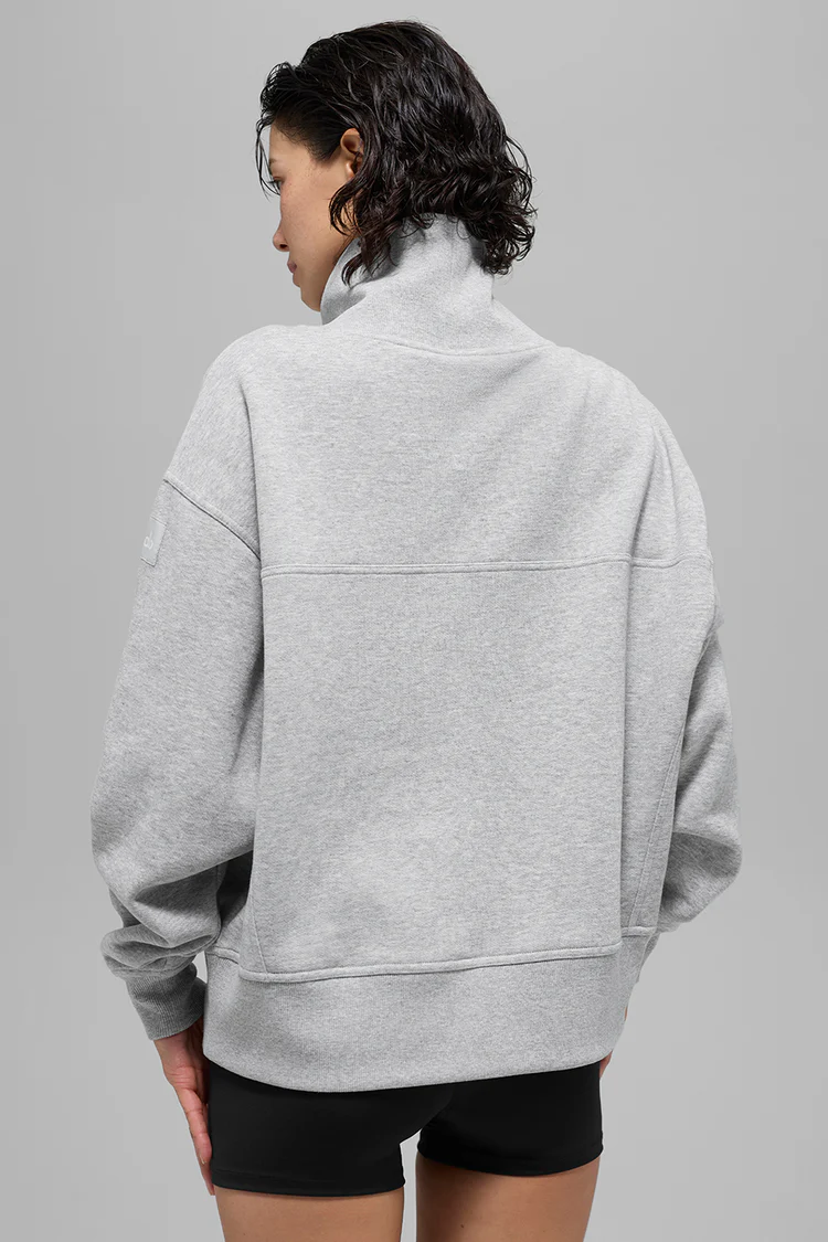 ALO Hazy Mock Neck Pullover - Lulualo