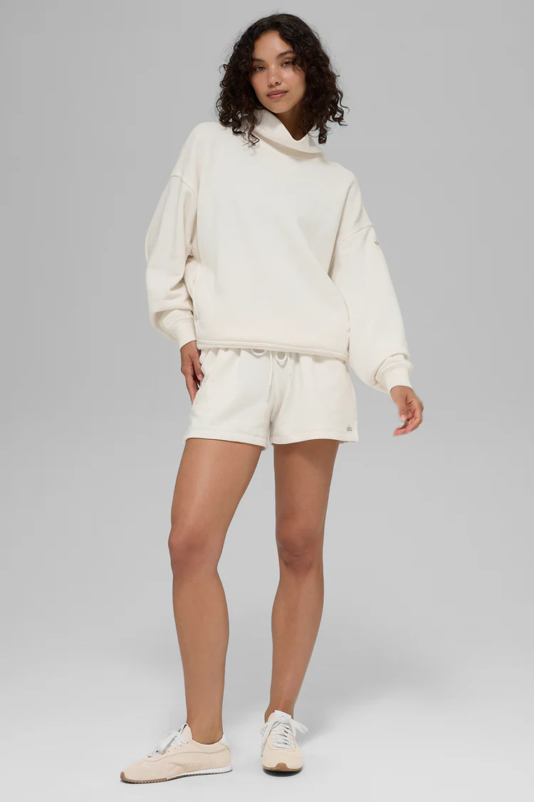 ALO Hazy Mock Neck Pullover - Lulualo