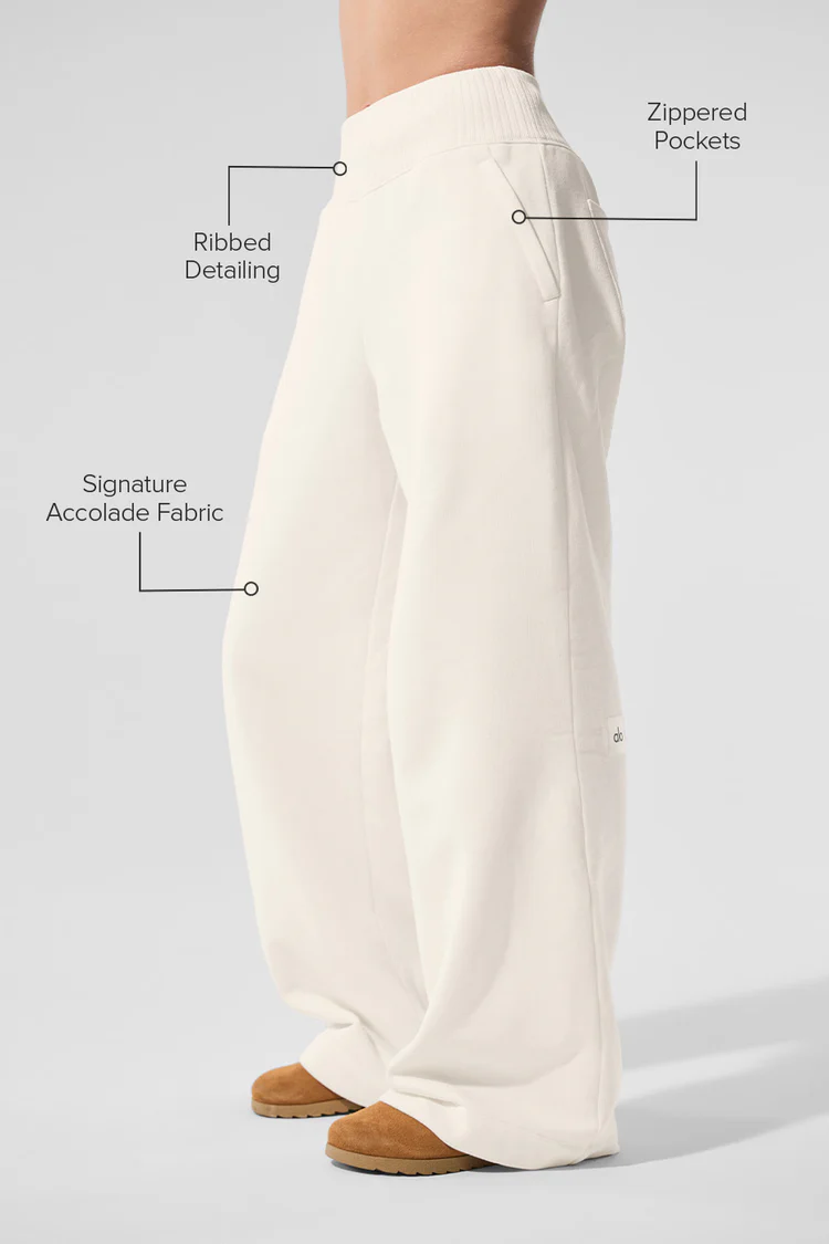 alo Serenity Wide Leg Sweatpant - Lulualo