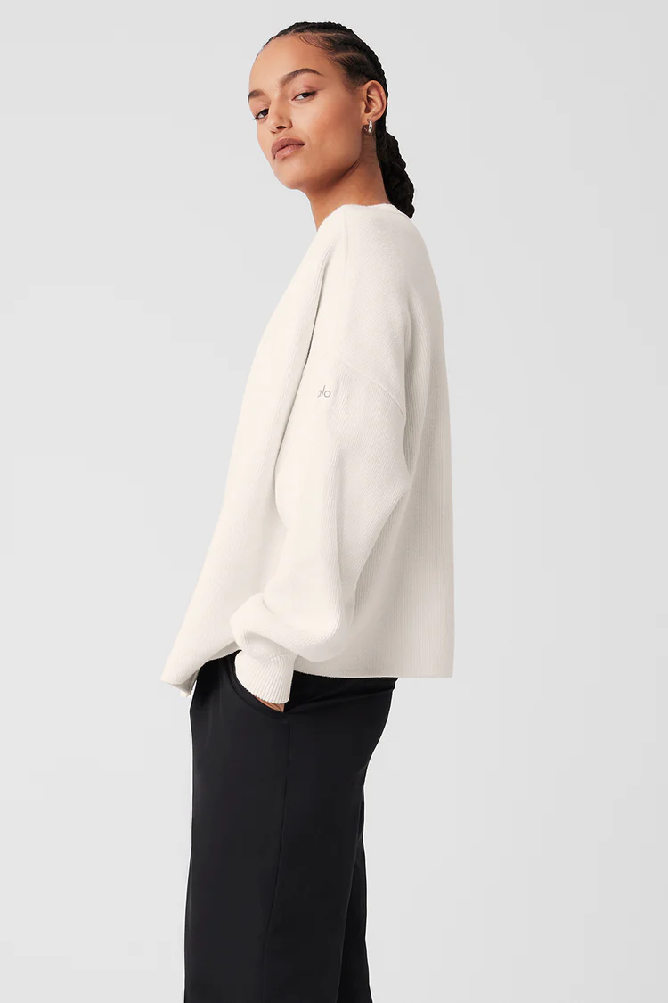 Alo Scholar Cardigan Sweater - Lulualo