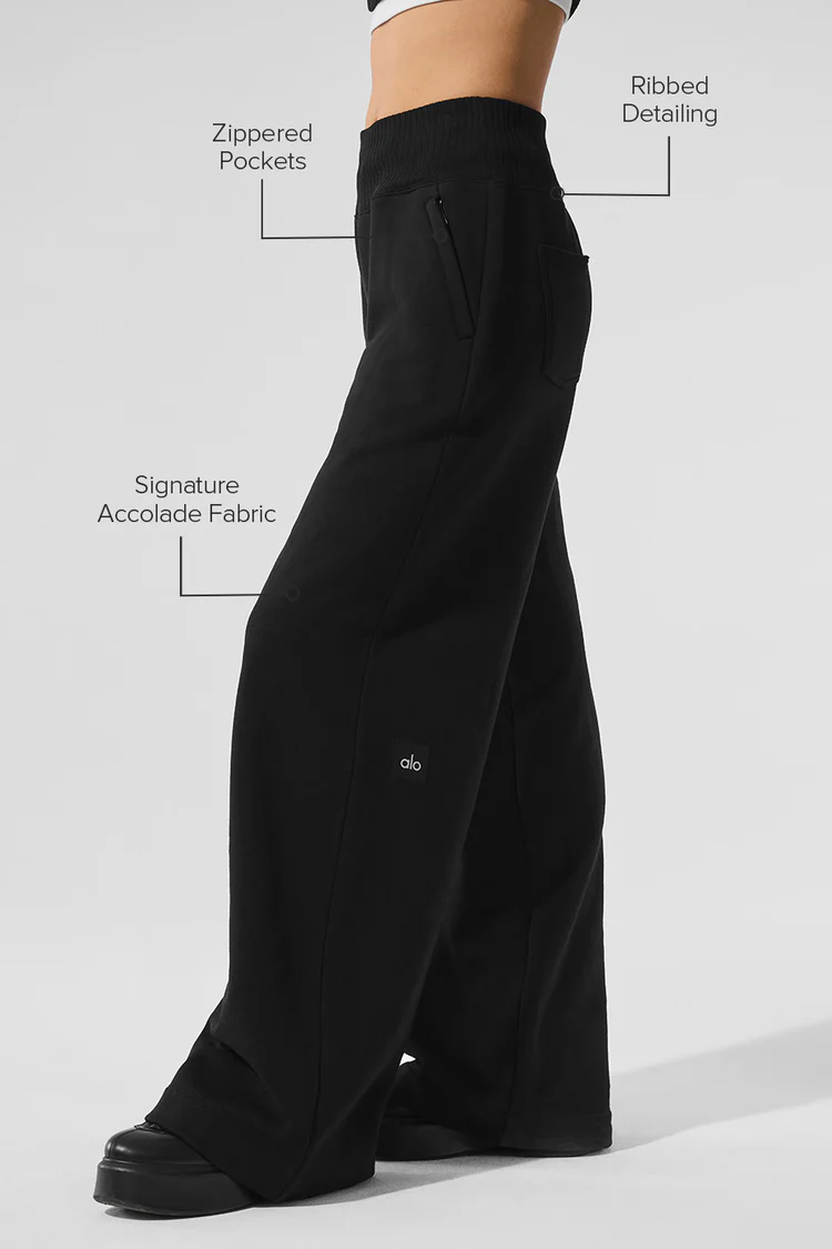 alo Serenity Wide Leg Sweatpant - Lulualo