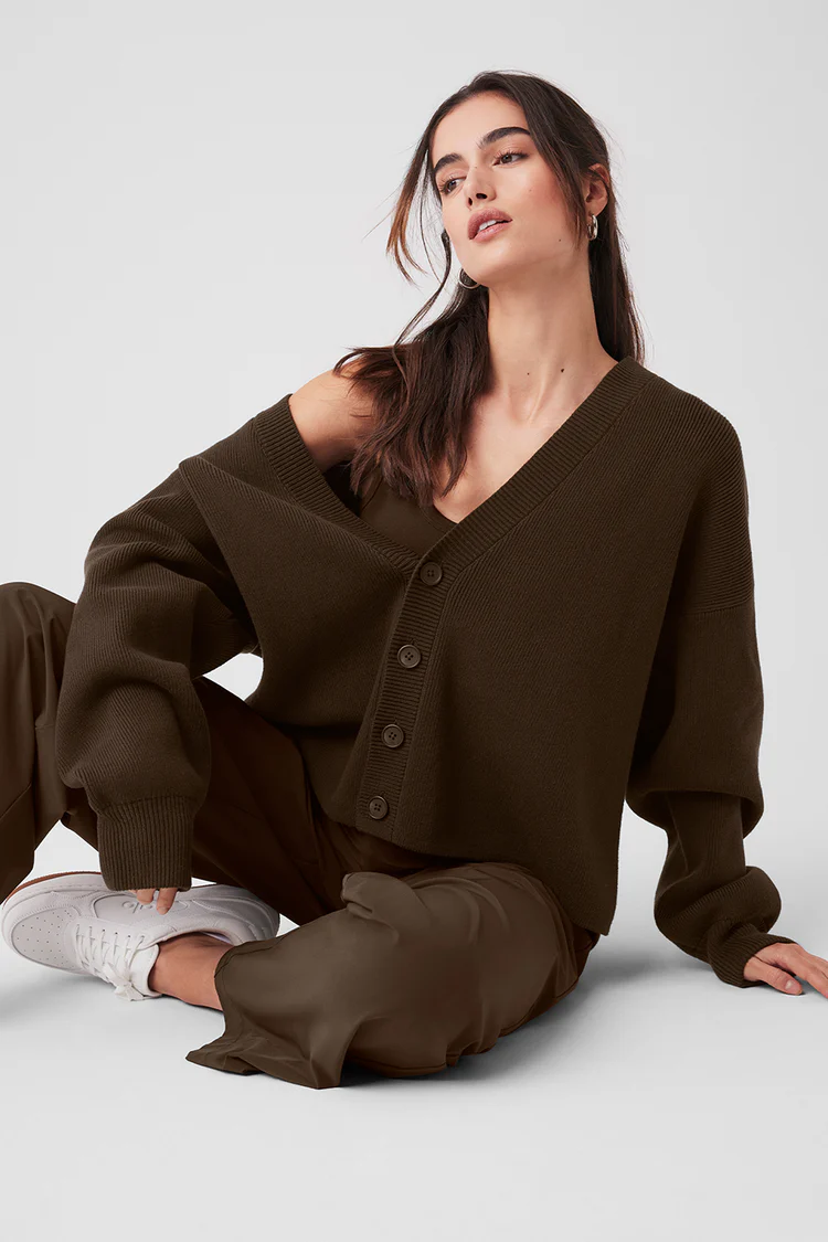 Alo Scholar Cardigan Sweater - Lulualo