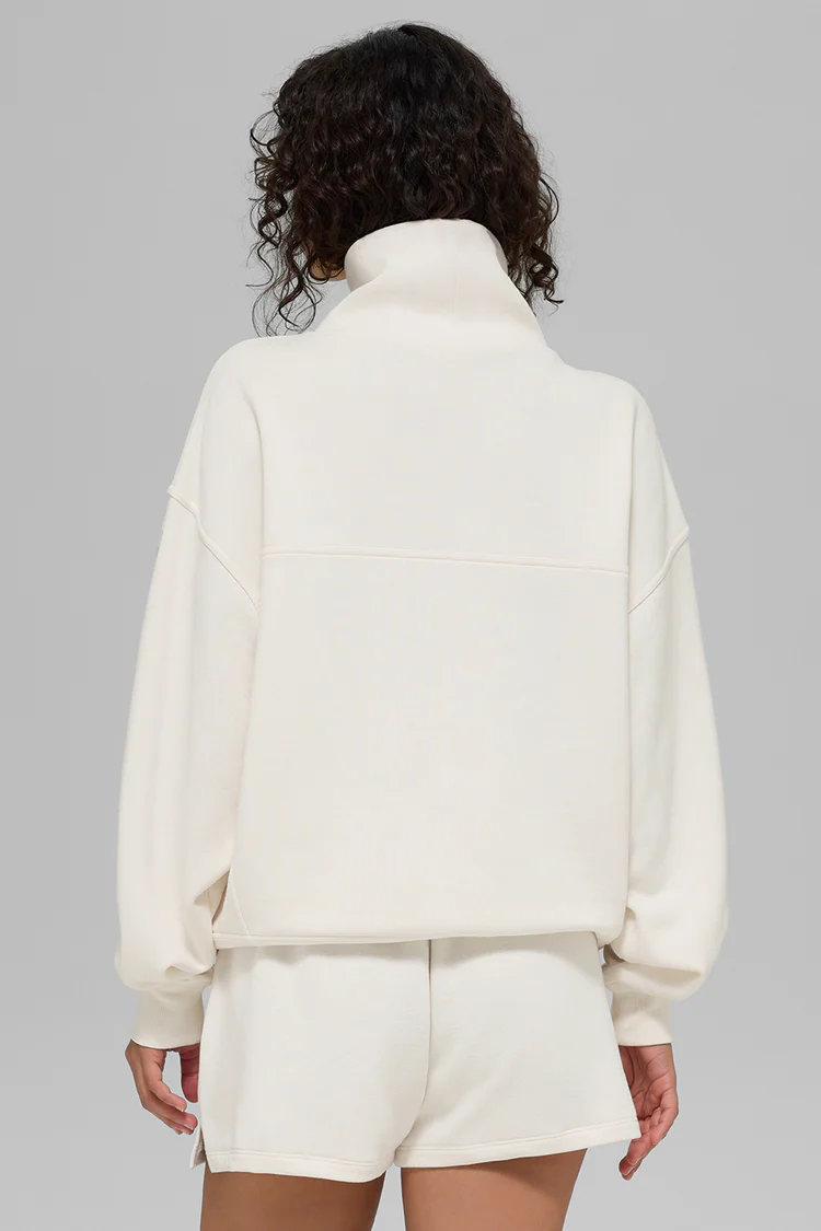 ALO Hazy Mock Neck Pullover - Lulualo