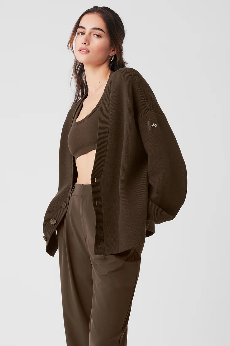 Alo Scholar Cardigan Sweater - Lulualo