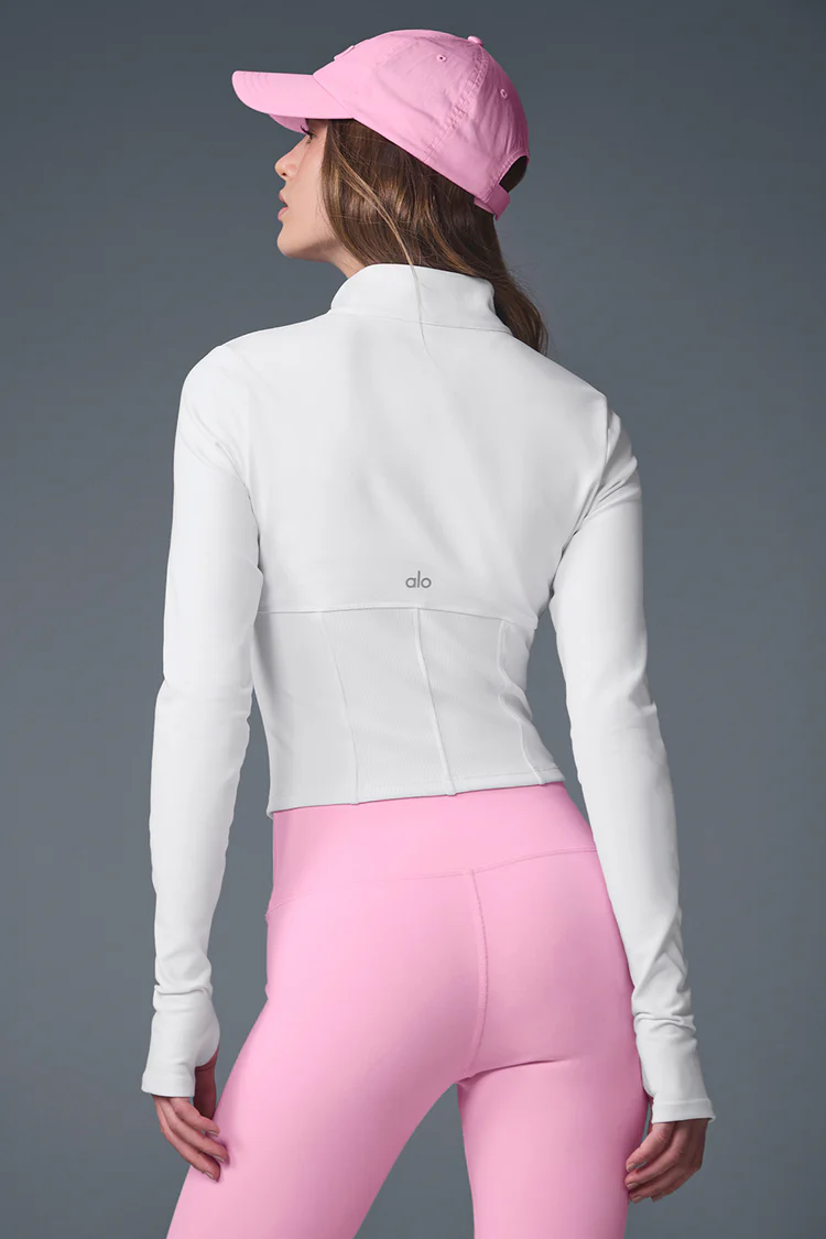 Alo Airbrush Corset Full Zip Jacket - Lulualo