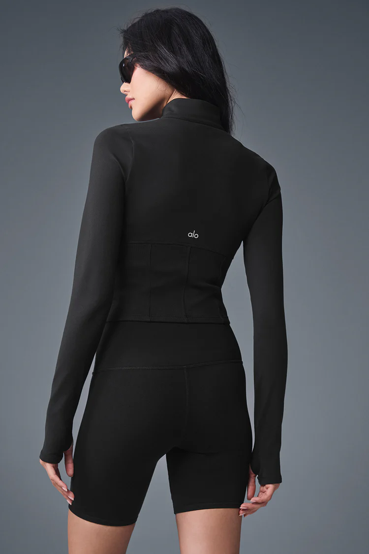 Alo Airbrush Corset Full Zip Jacket - Lulualo