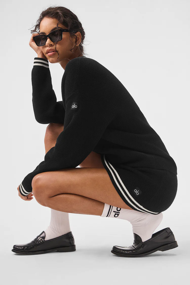 Alo Tennis Club Sweater Knit Cardigan - Lulualo
