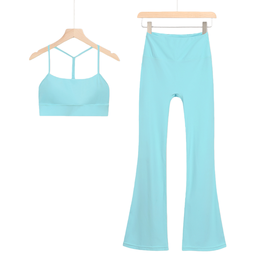 lululemon Nulu Sports Bra & Flared Leggings 2-Piece Set