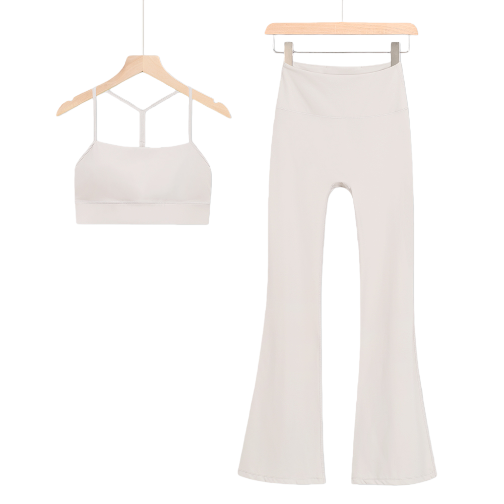 Nulu High-Rise Flared Y-type bra set - Lulualo