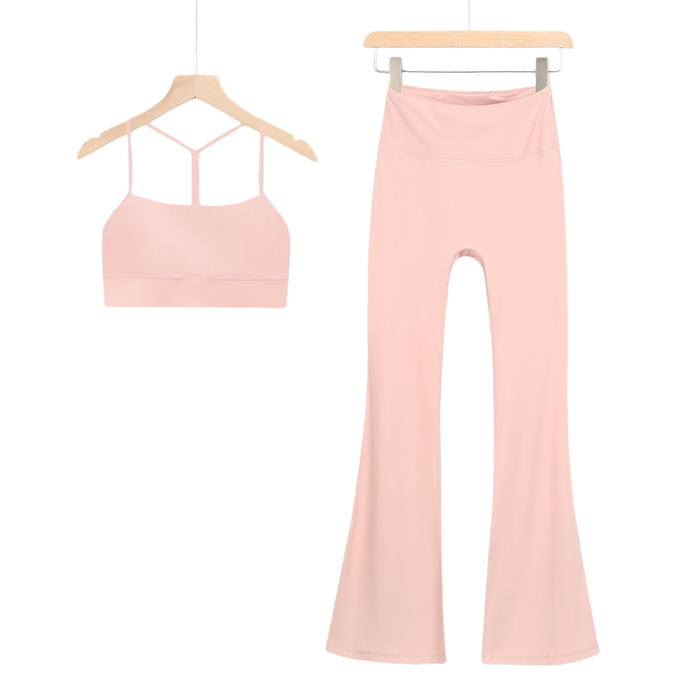 lululemon Nulu Sports Bra & Flared Leggings 2-Piece Set