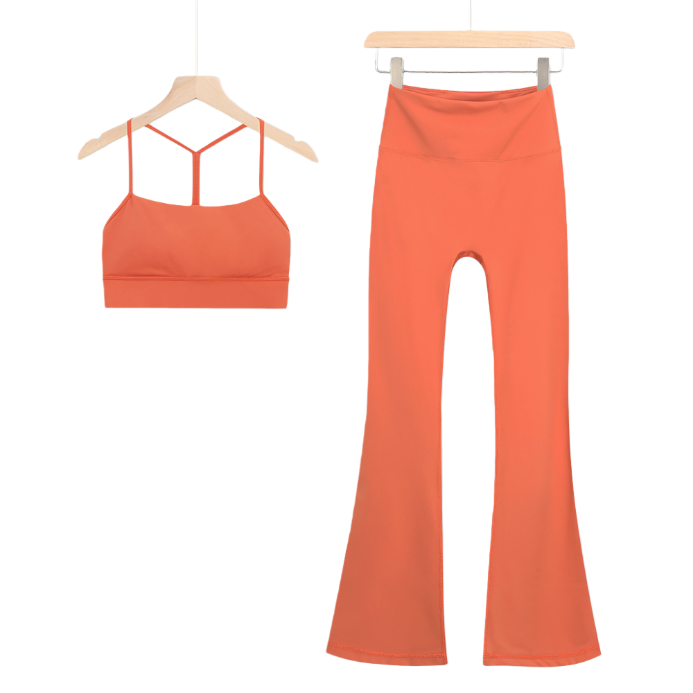 lululemon Nulu Sports Bra & Flared Leggings 2-Piece Set