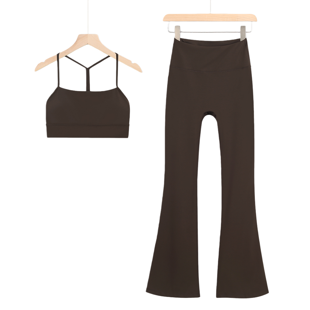 lululemon Nulu Sports Bra & Flared Leggings 2-Piece Set