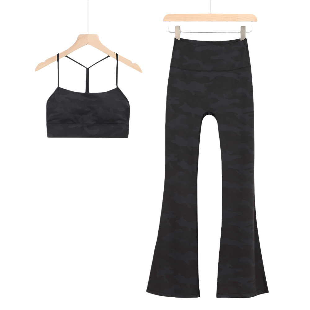 lululemon Nulu Sports Bra & Flared Leggings 2-Piece Set