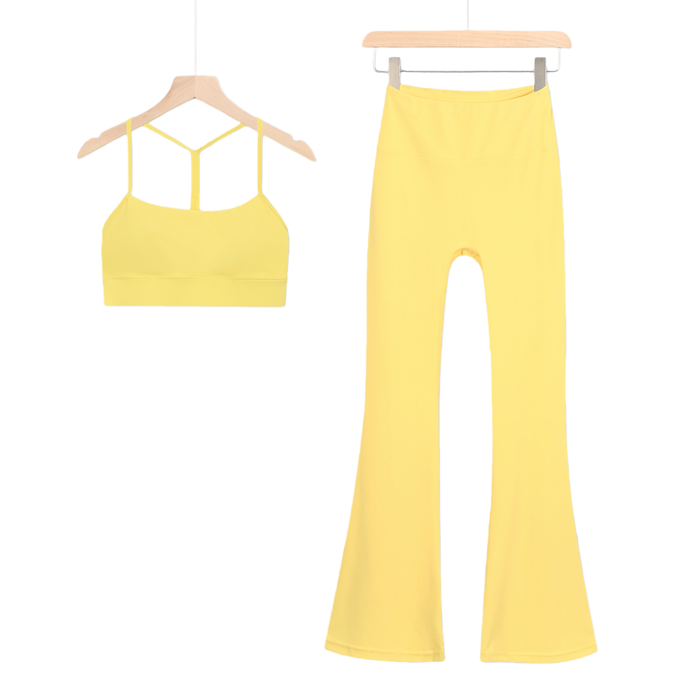 lululemon Nulu Sports Bra & Flared Leggings 2-Piece Set