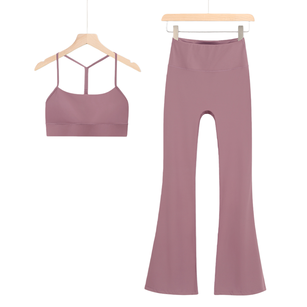 lululemon Nulu Sports Bra & Flared Leggings 2-Piece Set