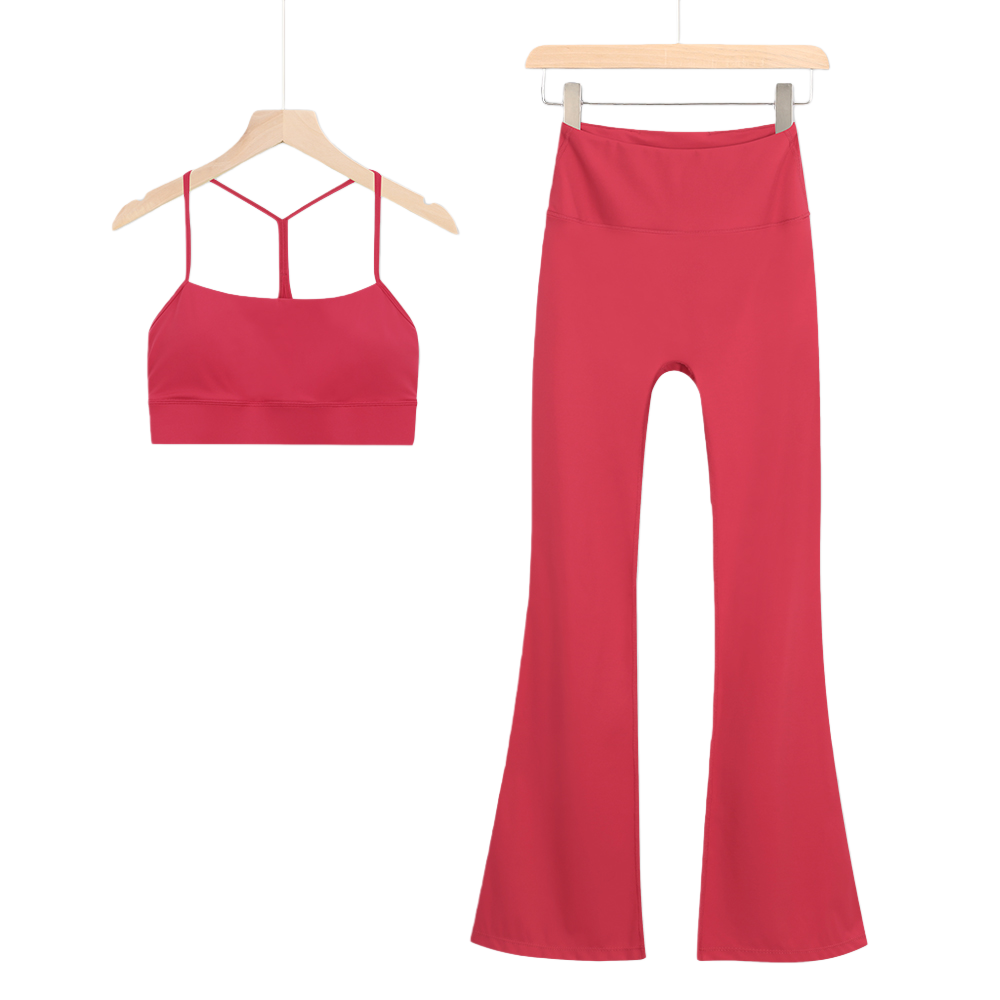 lululemon Nulu Sports Bra & Flared Leggings 2-Piece Set