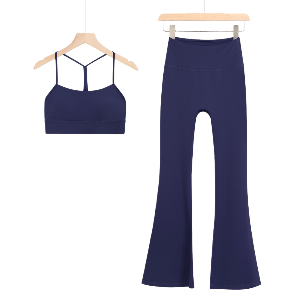 lululemon Nulu Sports Bra & Flared Leggings 2-Piece Set