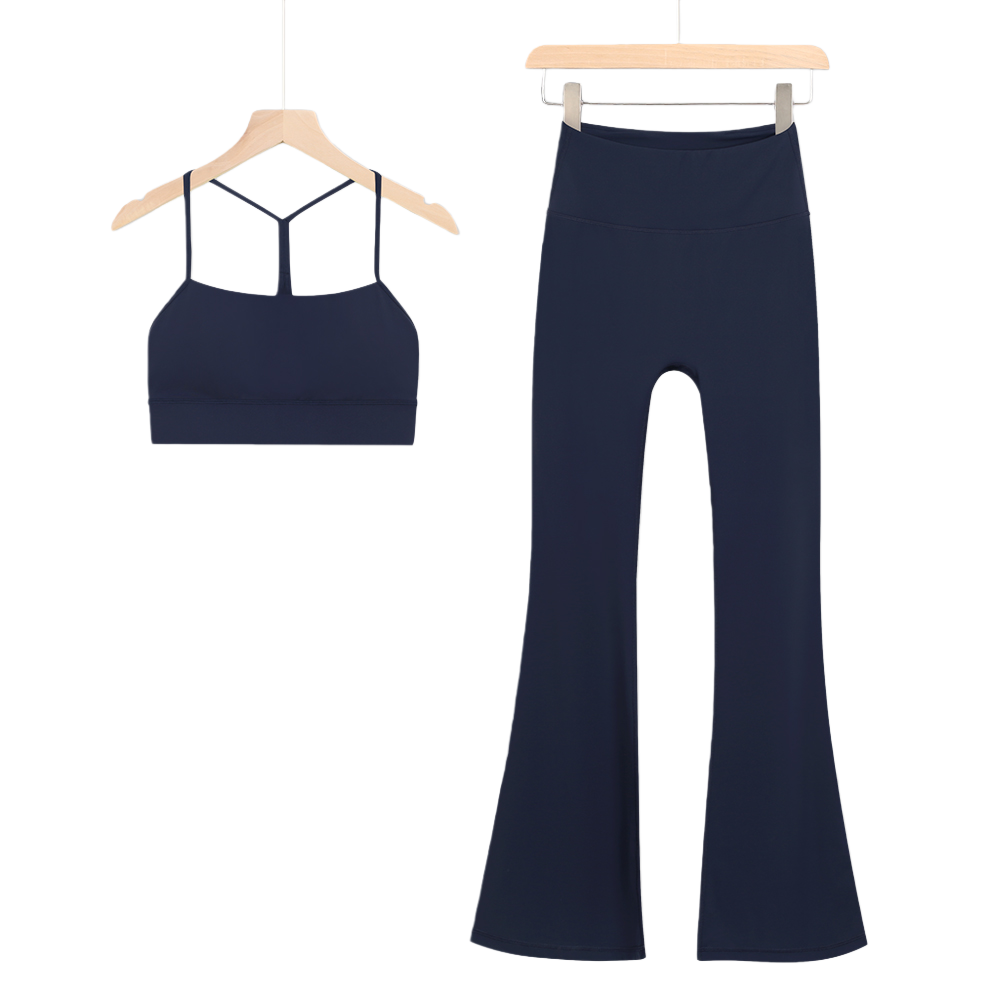 lululemon Nulu Sports Bra & Flared Leggings 2-Piece Set