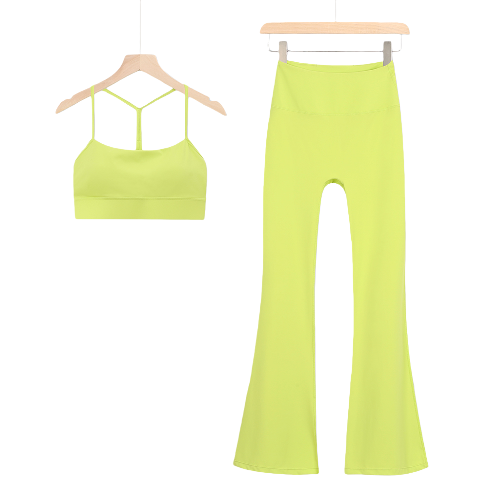 lululemon Nulu Sports Bra & Flared Leggings 2-Piece Set