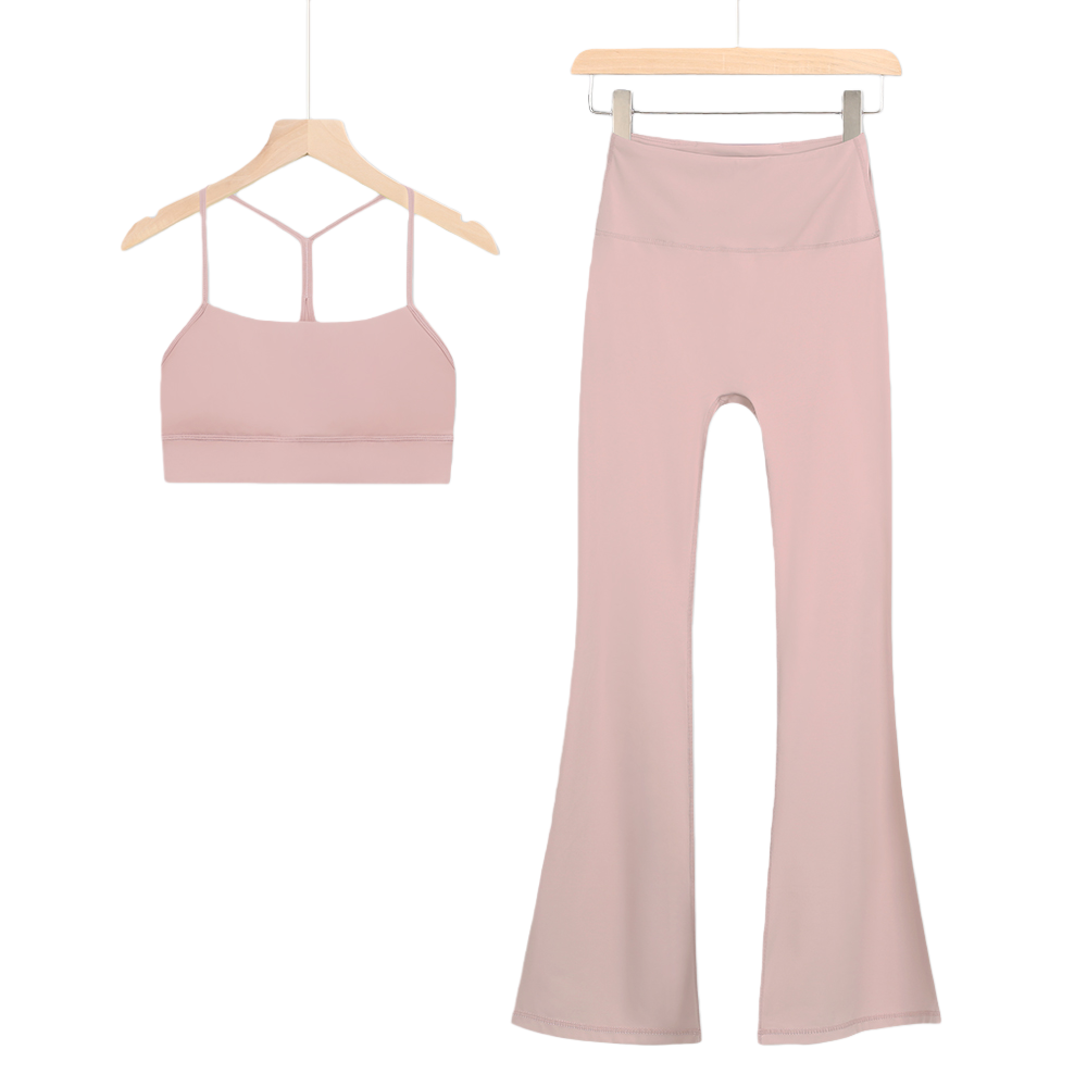 lululemon Nulu Sports Bra & Flared Leggings 2-Piece Set