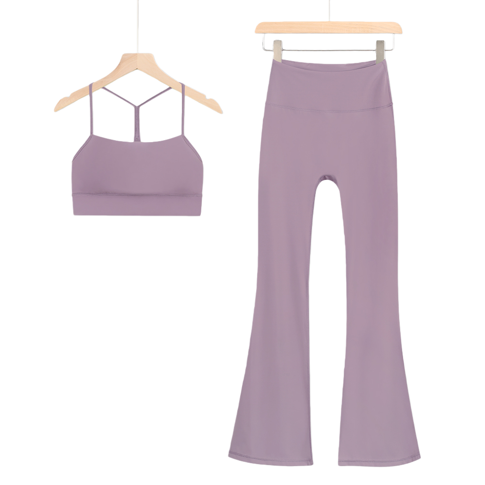lululemon Nulu Sports Bra & Flared Leggings 2-Piece Set