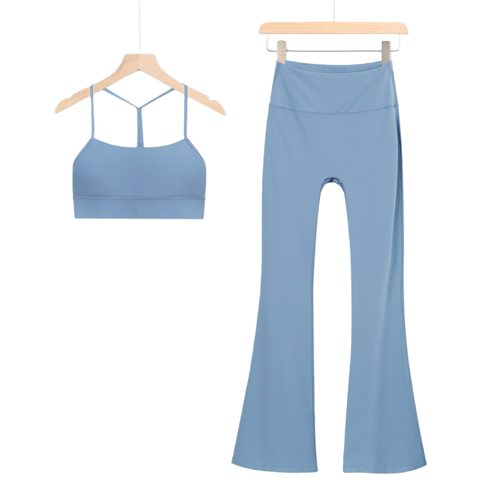 lululemon Nulu Sports Bra & Flared Leggings 2-Piece Set